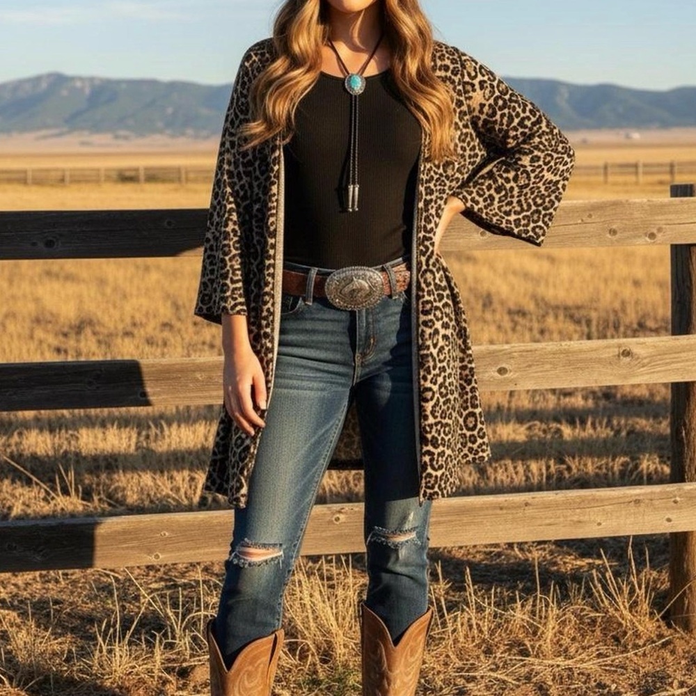 Wild Style Leopard Print Cardigan